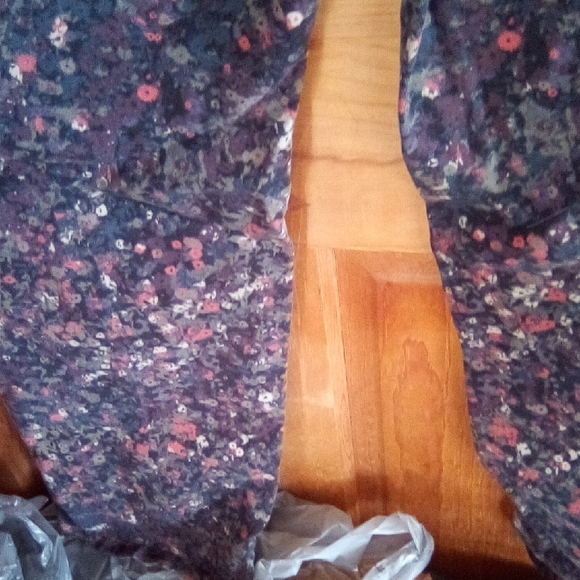 Gloria Vanderbilt Floral Straight Leg Jeans - Black and Red - Picture 10 of 11